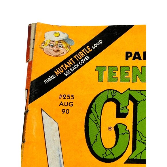 CRACKED Teenage Mutant Ninja Turtle Vtg Comic Book #255 AUG 90 Graphic Novels - Picture 3 of 16